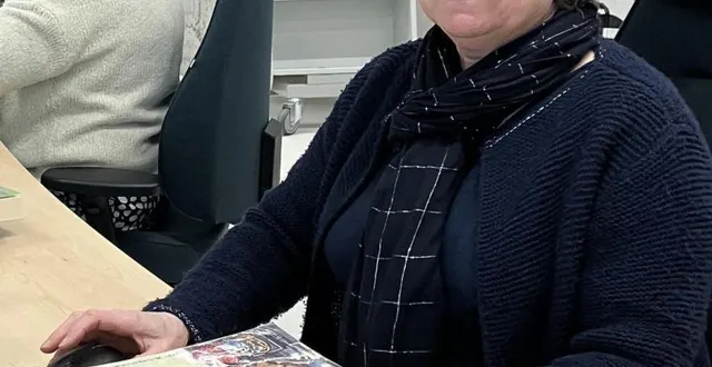 photo  christel guibret a animé la bibliothèque puis la médiathèque de saint-georges-sur-loire.  &copy;  co 