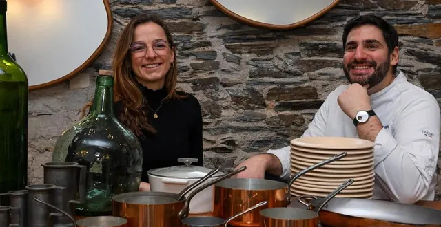 photo  angers, rue beaurepaire, le 9 janvier 2025. kévin bougard ouvrira ancestral mercredi 15 janvier avec adèle guilloteau.  &copy;  co – laurent combet 