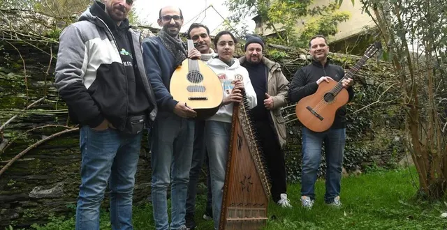 photo  angers, dimanche 12 janvier 2025. khamis, mohammed, sa fille reema, yad, ayman et mohammed partageront leur culture avec les angevins.  &copy;  co – michel durigneux 