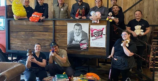 photo  la récolte des jouets destinés aux restos du cœur s’est effectuée mardi 7 janvier.  &copy;  ouest-france. 