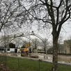 photo  la patinoire d’alençon (orne) est en cours de démolition. 