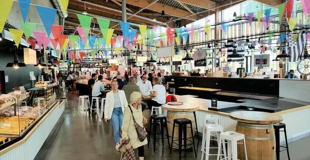 photo  les halles biltoki ont une capacité de 500 places assises en pleine saison.  &copy;  ouest-france 