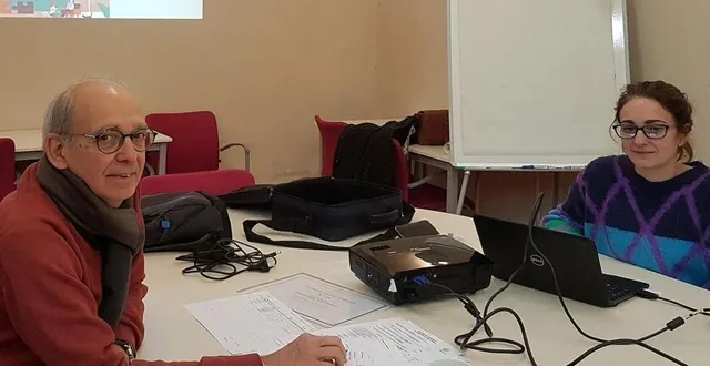 photo  jean-claude maignan, président de l’association départementale france-alzheimer sarthe, et aline degracia, psychologue formée aux problématiques que suscite la maladie d’alzheimer.  &copy;  ouest-france 