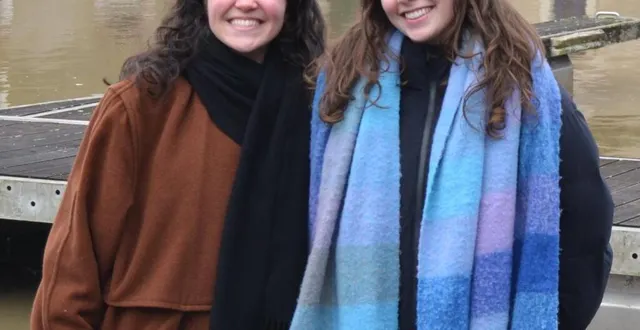 photo  margaux chataignier et marie des rochettes.  &copy;  le maine libre 