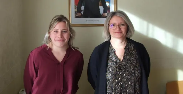 photo  maeva rolle et sandrine besnard seront les agentes pour le recensement.  &copy;  ouest-france 