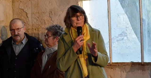 photo  galiène cohu, maire de loir-en-vallée (sarthe) a présenté les projets pour l’année 2025.  &copy;  ouest-france 