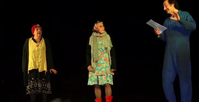 photo  la troupe des libellules ambulantes en spectacle dans le calvados.  &copy;  archives ouest-france 