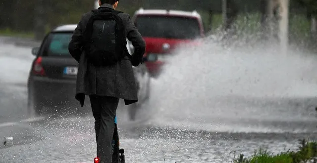 photo  2024, une année grise et pluvieuse en maine-et-loire, marquée par la dépression kirk ou la tempête caetano.  &copy;  archives co - laurent combet 