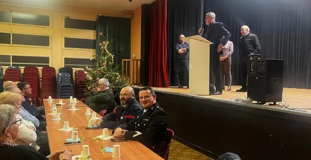 photo  le maire a présenté ses vœux vendredi, à la salle polyvalente.  &copy;  ouest-france 