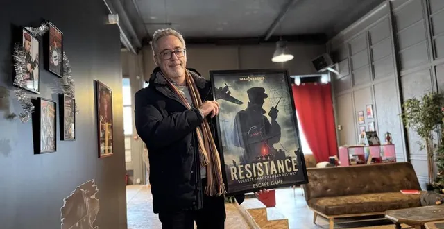 photo  stéphane vallet, patron de l’escape game d’alençon (orne), présente une nouvelle salle immersive sur la résistance pendant la seconde guerre mondiale.  &copy;  ouest-france 