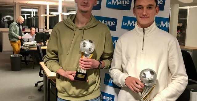 photo  corentin marçais (loué, d1) et léo aubry (coulaines, r3) sont les lauréats des étoiles du maine libre pour les mois de novembre et décembre 2024.  &copy;  le maine libre 