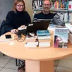 photo christelle louis-blot et richard guérin formeront le binôme de la future médiathèque.
