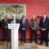 photo c’est en présence de nombreuses personnes et d’élus qu’yves le bouffant a prononcé son discours.