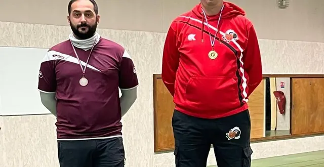 photo  prêts pour le concours régional.  &copy;  archers de sillé 