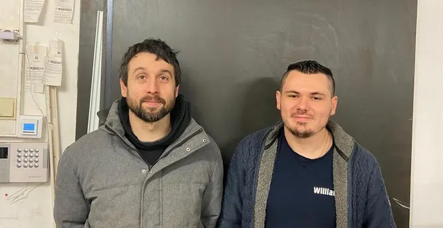 photo  william lemaître et david vaulegeard, de la société electro 61.  &copy;  ouest-france 