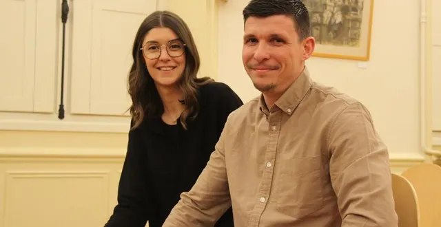 photo  coralie chaloigne prend la suite d’ugo franchet aux manettes d’anim’en flèch, l’association des commerçants.  &copy;  ouest-france 
