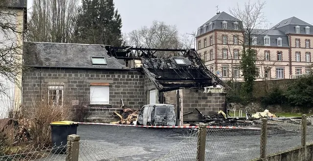 photo  un incendie est survenu dimanche 19 janvier 2025, rue de messei à flers, dans l’orne.  &copy;  ouest-france 