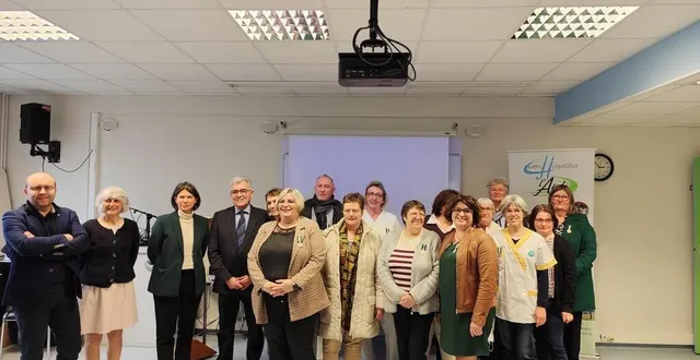 photo  la cérémonie des vœux du centre hospitalier de l’aigle s’est déroulée vendredi après-midi, à l’institut de formation en soins infirmiers.  &copy;  ouest-france 
