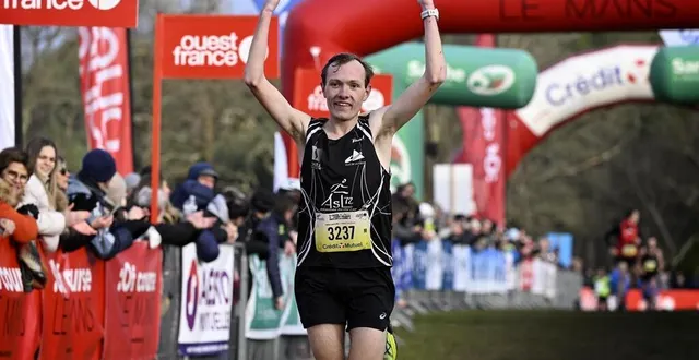 photo  stefan cordier a remporté le 10 km nature du cross ouest-france au mans (sarthe) ce dimanche 19 janvier 2025.  &copy;  marc ollivier, ouest-france 