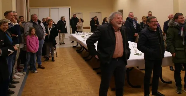 photo  quatre-vingts personnes ont assisté aux vœux.  &copy;  ouest-france 