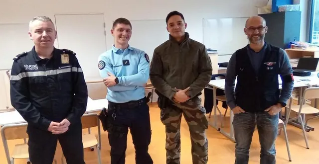photo  de nombreux métiers étaient représentés au forum des métiers du collège marcel-pagnol.  &copy;  ouest-france 