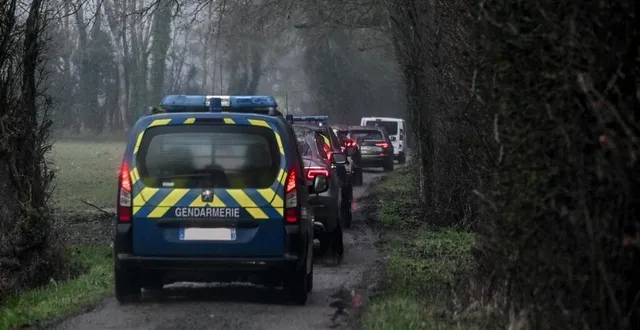 photo  le convoi emmenant monique olivier aux alentours de falaise ce mercredi 22 janvier 2025.  &copy;  martin roche / ouest-france 