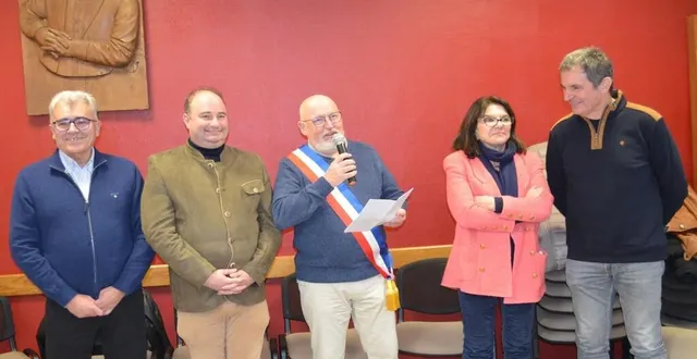 photo  gilbert matelot, le maire, a présenté ses vœux à la population, dimanche.  &copy;  ouest-france 