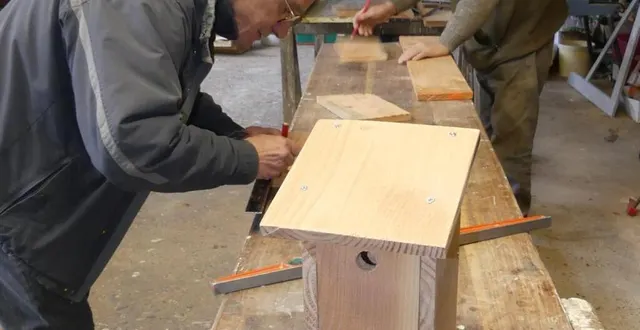 photo  les nichoirs seront en vente lors du forum nature.  &copy;  le maine libre 