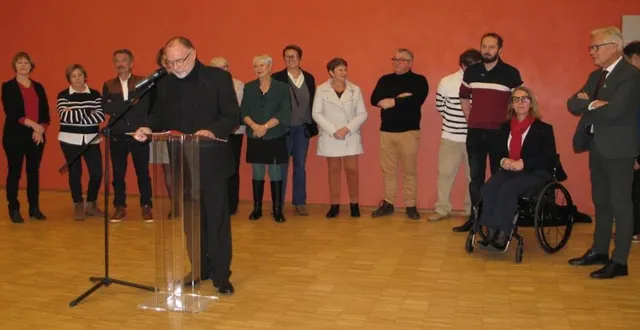 photo  patrice guyomard a tenu à saluer la solidarité, l’enthousiasme et l’écoute qui règnent au sein de son conseil municipal.  &copy;  le maine libre 