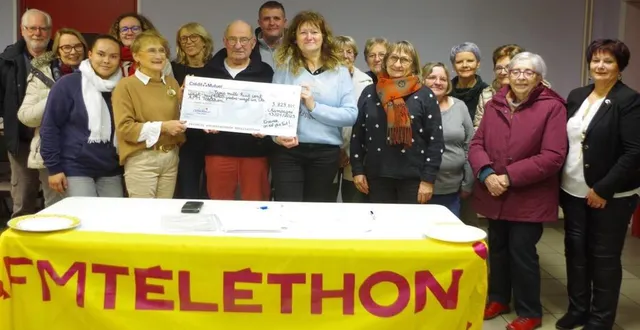 photo  les sommes récoltées lors du téléthon continuent de croître.  &copy;  le maine libre 
