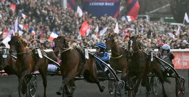 photo  idao de tillard et clément duvaldestin remettent leur titre en jeu dans le prix d’amérique, dimanche 26 janvier 2025.  &copy;  stephane geufroi / ouest-france 