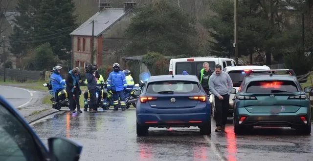 photo  le convoi était à la ferrière-aux-etangs ce jeudi 23 janvier 2025.  &copy;  ouest-france 