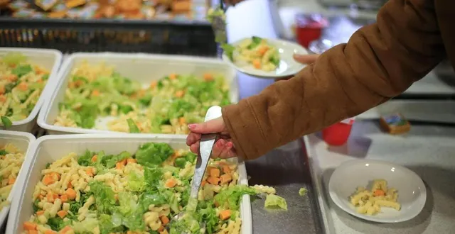 photo  le bio est-il bien présent dans les cantines ? les tarifs sont-ils accessibles, en période d’inflation ?  &copy;  archives ouest-france / yves marie quemener 