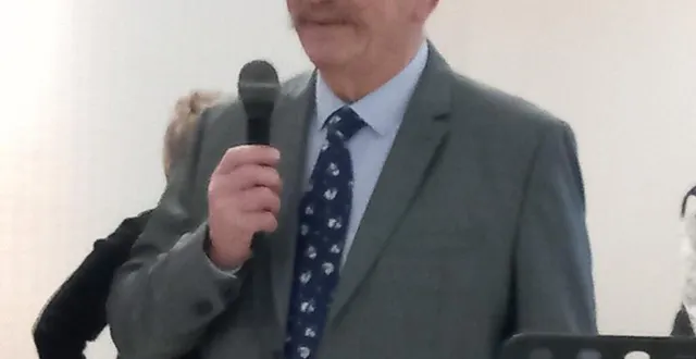 photo  jacky marchand, maire de trangé, a présenté ses vœux auxhabitants.  &copy;  le maine libre 