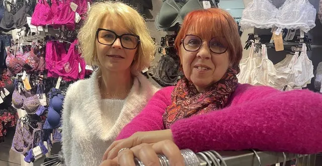 photo  isabelle gaultier, vendeuse, et elisabeth riou, la patronne de fascination. la boutique de lingerie va fermer ses portes à la fin du mois de mars.  &copy;  ouest-france 