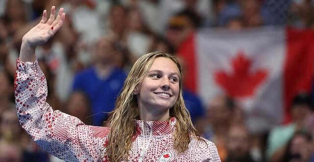 photo  summer mcintosh a participé à un stage en altitude à font-romeu avec l’équipe de france de natation.  ©  quinn rooney / getty images via afp 