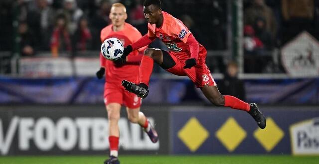 photo  diarra diawoye et les rouennais ont fait un beau parcours en coupe de france, avant de s’incliner face à lille (1-0).  ©  lou benoist / afp 