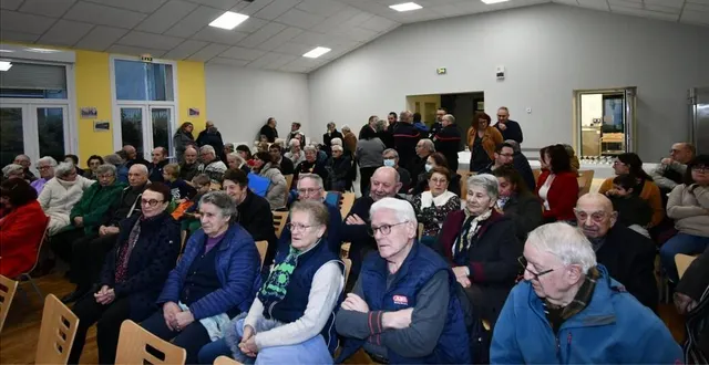 photo  la salle était comble pour les vœux municipaux.  &copy;  le maine libre 