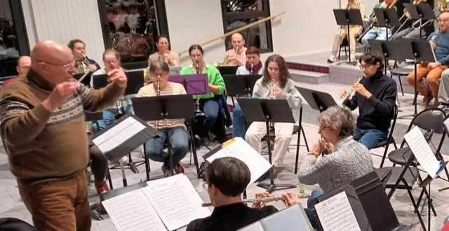 photo  les 60 musiciens amateurs et passionnés sont prêts pour passer un week-end brillant.  &copy;  ouest-france 