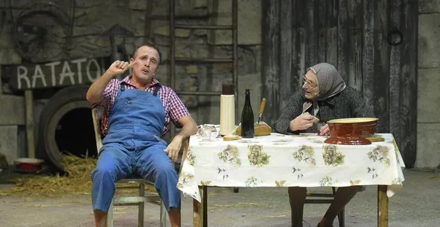 photo  les bodin’s, rois de la scène, connaissent aussi le succès au cinéma.  &copy;  archives le maine libre – denis lambert 