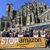 photo  en 2022, le collectif stop amazon avait manifesté au mans. 