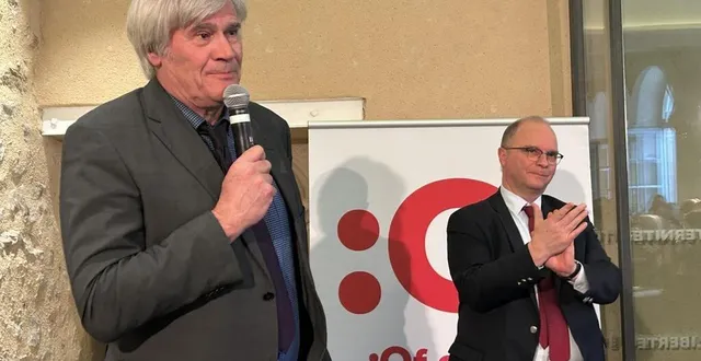 photo  stéphane le foll, maire du mans et emmanuel aubry, préfet de la sarthe.  &copy;  ouest-france 