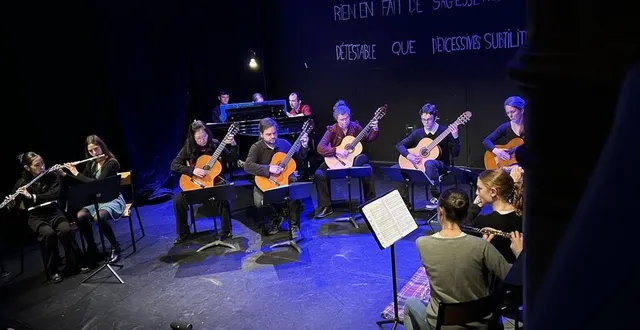 photo  ce samedi 25 janvier 2025, la flèche (sarthe) accueillait le premier concert de sa « première » édition de la folle journée de nantes à la flèche.  &copy;  ouest-france 