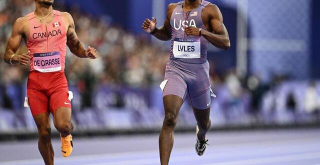 photo noah lyles a disputé sa première course de l’année 2025. © photo : jewel samad - afp