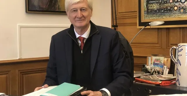 photo  mardi 21 janvier 2025. dominique le mèner est président (divers droite) du conseil départemental de la sarthe depuis 2015.  &copy;  le maine libre 