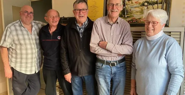 photo  certains membres du bureau, dont les deux coprésidents, à gauche : jean-françois belland et francis santamarianova.   &copy;  le maine libre 