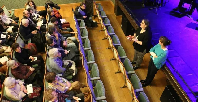 photo  comme ici au théâtre de la halle-au-blé, ou à l’église saint-thomas et à coppélia, les concerts de la folle journée de nantes à la flèche (sarthe) ont attiré plus de 1 900 spectateurs ce week-end des 25 et 26 janvier 2025.  &copy;  ouest-france 