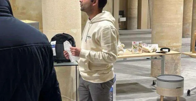 photo  guillaume dudragne président de l’association des commerçants 