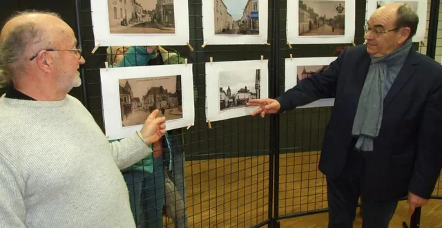 photo  andré froger (à droite) et joel hamon sont à l’origine de l’exposition.  &copy;  ouest-france 