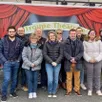 photo les comédiens de la troupe théâtrale de la ville aux clercs sur les planches samedi.